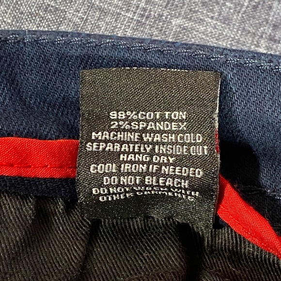 Makobi Moto Jeans 36x34 Navy Mens Distressed Slim Fit Biker Denim Pants Stretch - Picture 13 of 15